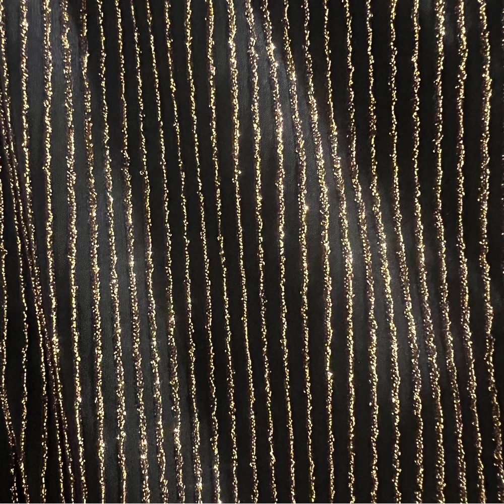 Bcbgmaxazria Ellena sparkly gold dress off shoulder S - Picture 4 of 7